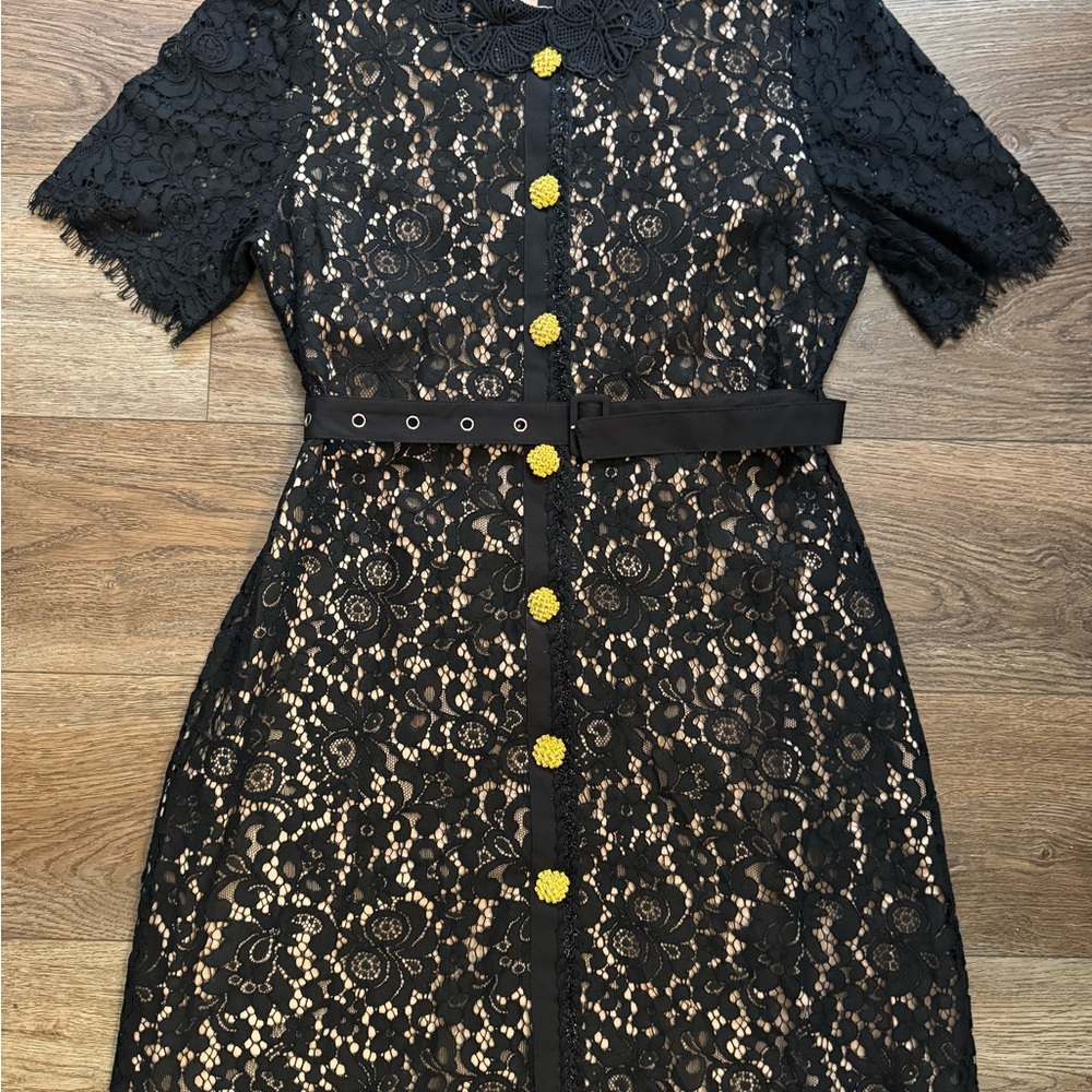 “Vintage “ Black Lace Dress - Picture 10 of 11